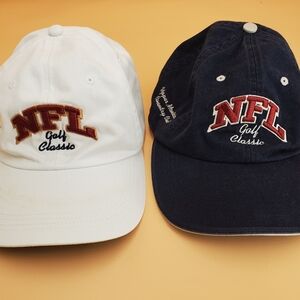 (2) Vintage NFL Golf Classic Hats